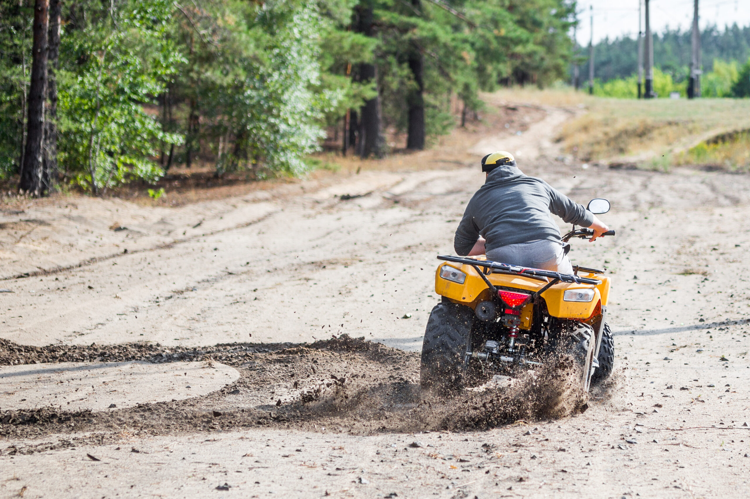 Kaufman & Stigger, PLLC | Woman Passenger Killed in ATV Accident in Powell County - An,Atv,Quadbike,Driver,Drifts,And,Stunts,On,A,Sand