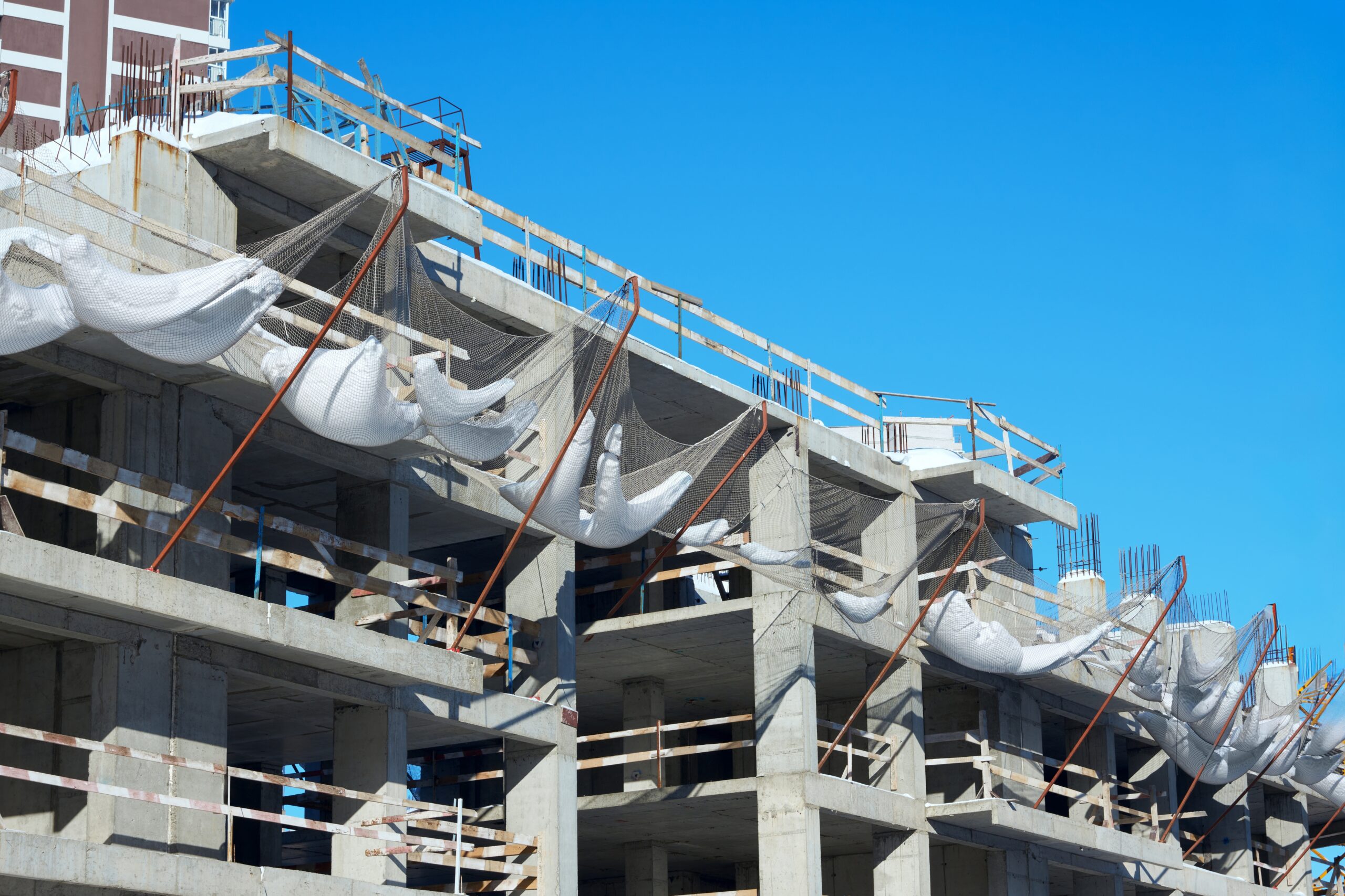 Kaufman & Stigger, PLLC | Louisville Falling Object Construction Accident Lawyer Kaufman & Stigger, PLLC | Louisville Falling Object Construction Accident Lawyer - Construction,Of,A,Multi-story,Building:,Protective,Netting,Structure,On,A